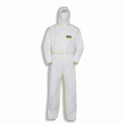 Disposable, chemical protection coverall, uvex 5/6 comfort