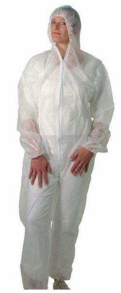 Disposable Protective Suits with Hood, PP