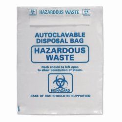 LLG-Autoclavable Bags, PP, with Biohazard printing