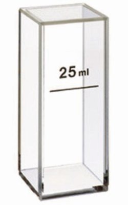 Cuvette for turbidity measurements, VIS-range