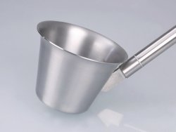 Scoop, stainless steel V2A, sterilisable