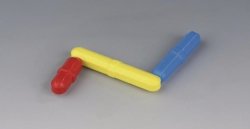 Magnetic stirring bars, cylindrical, coloured, PTFE