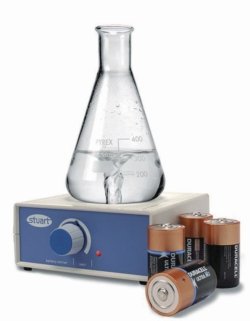 Magnetic stirrer SM27, with battery operation.