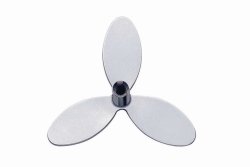 Paddles, 3 blade propeller.