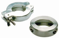 Vacuum fittings, clamping rings for type KF small flange